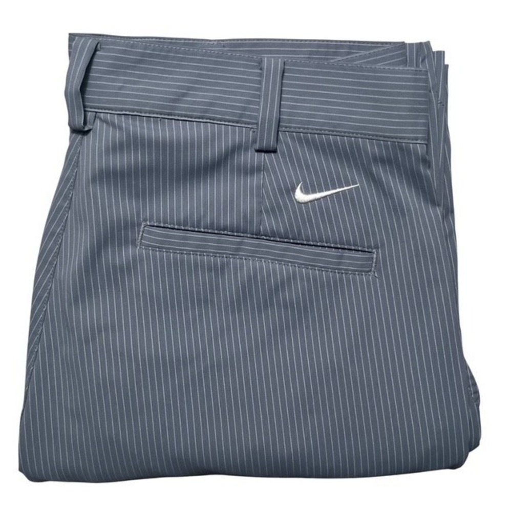 Nike Mens SZ 30x30 Dri-FIT Pinstriped Performance Golf Pants Gray Tour -1764